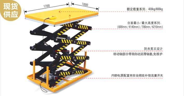 四剪式電動升降平臺