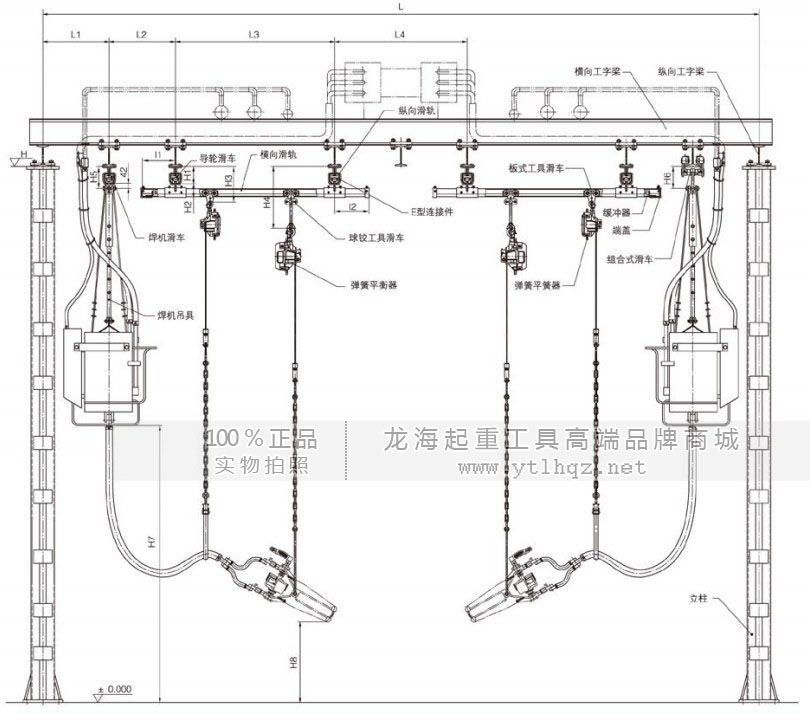 ST型物料懸掛輸送系統(tǒng)圖解